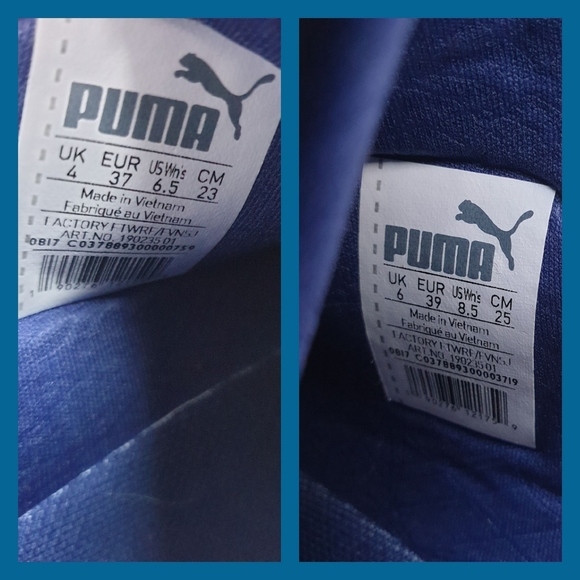 Puma Women's Fierce Rope Velvet VR Sneaker Blue Depths/Icelandic Sz 6.5 & 8.5 - Picture 7 of 14